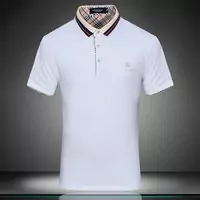 nouveaux t shirts burberry multicolors manches courtes blanc button col